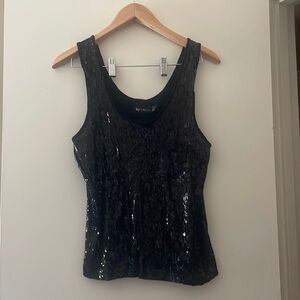 By Corpus Sequin Tank Top